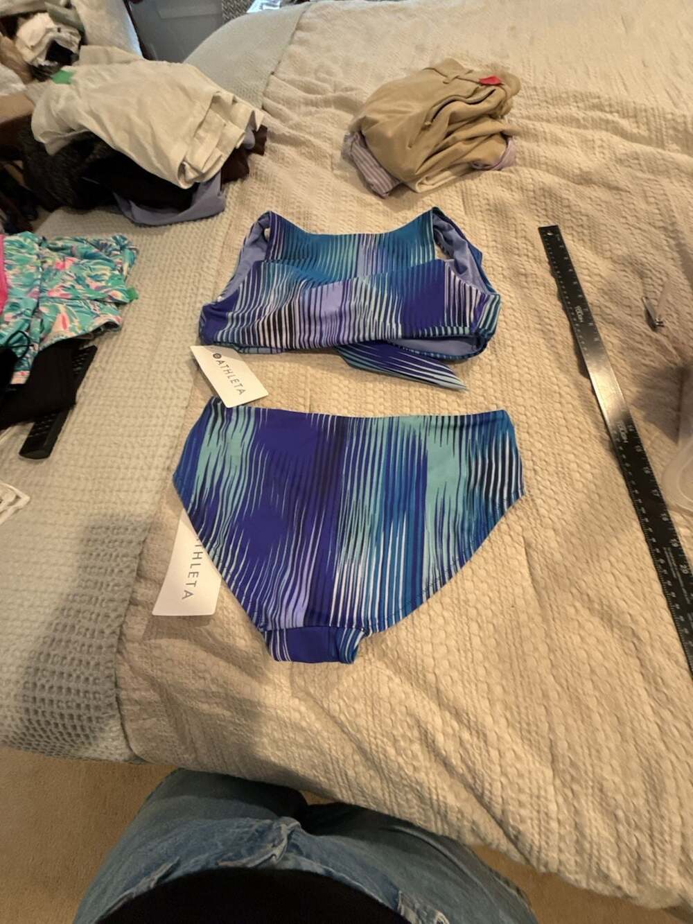 Athleta Ibiza Convertible Bikini Top and Full Bottom Set - Picture 6 of 6